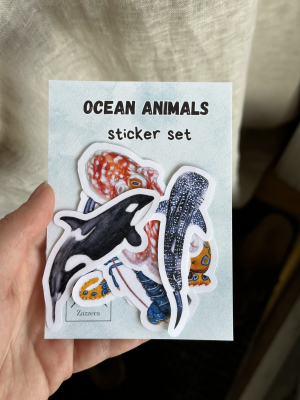 Marine Life Stickers Packs