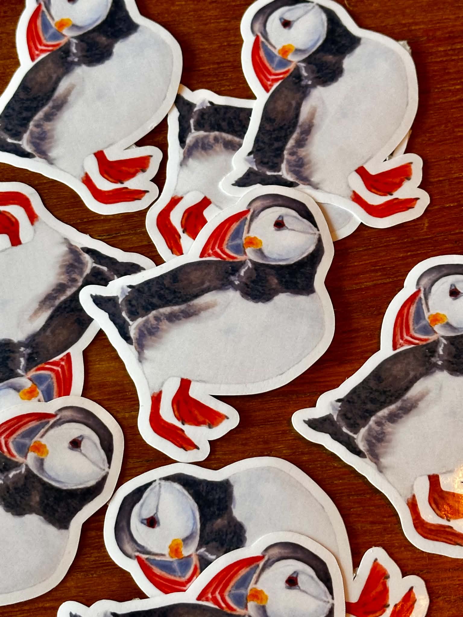 Puffin Vinyl Sticker | Artctic bird Sticker - Image 2